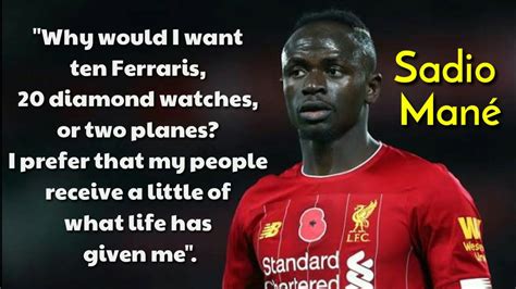 mane charity work|Sadio Mané: 'I wanted to build a hospital to give people hope'.